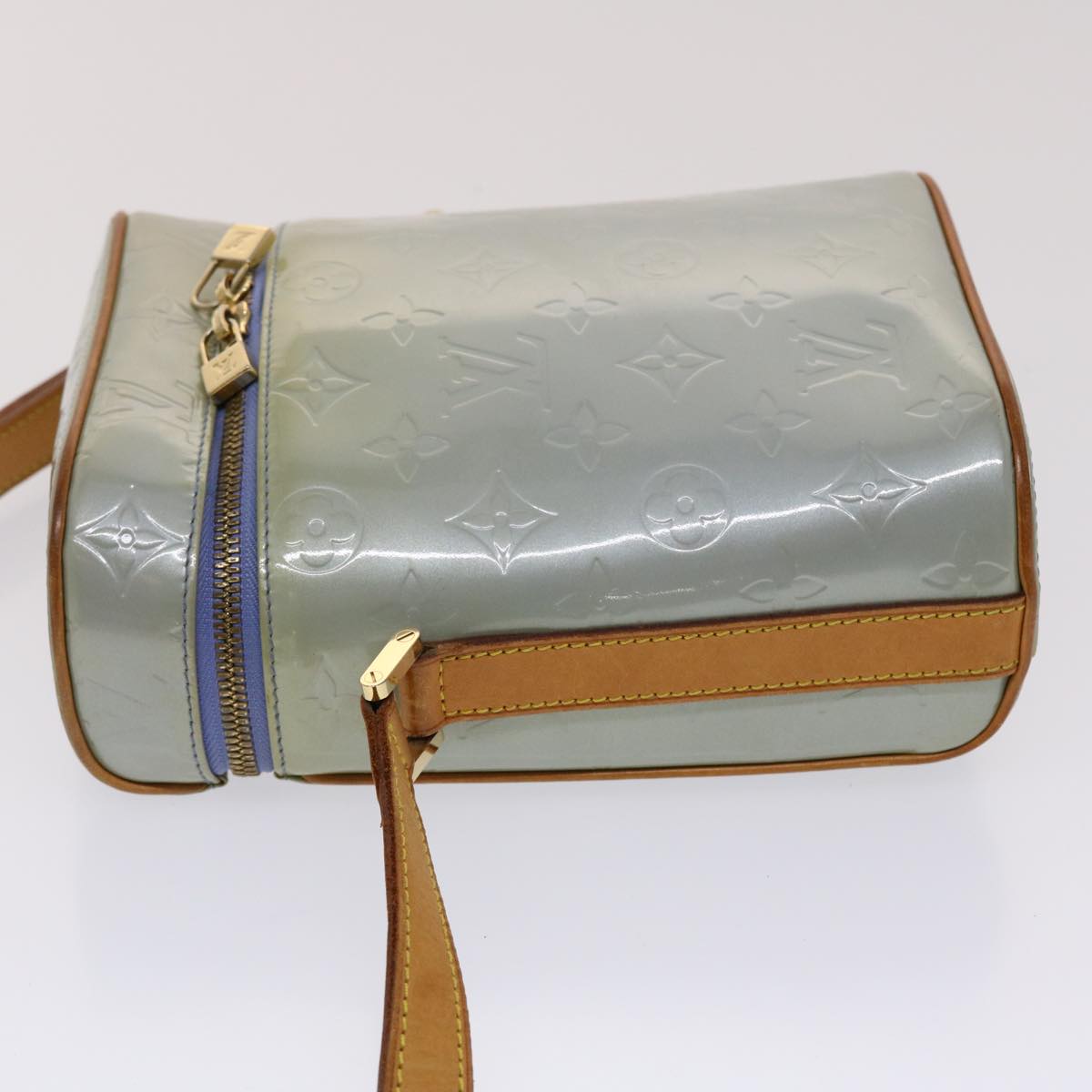 LOUIS VUITTON Monogram Vernis Sullivan Vertical Bag Lavande LV Auth