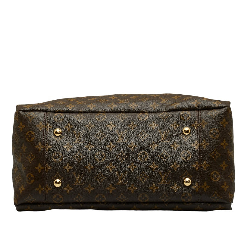 Louis Vuitton Monogram Artsy MM Bag Brown PVC Leather Louis Vuitton
