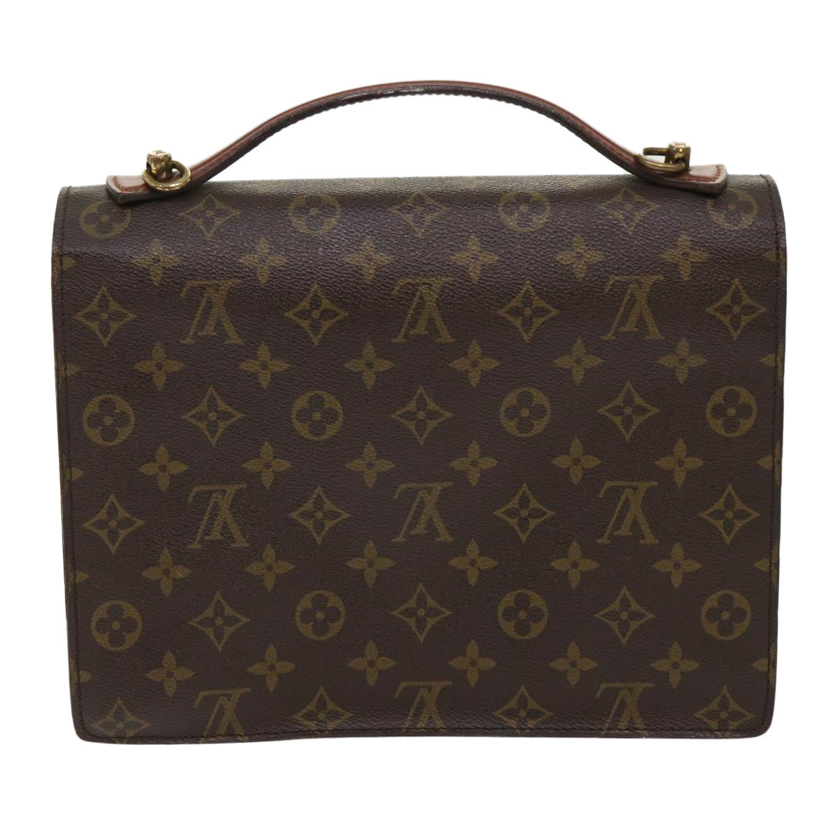 LOUIS VUITTON Monogram Monceau 28 Hand Bag 2way LV Auth