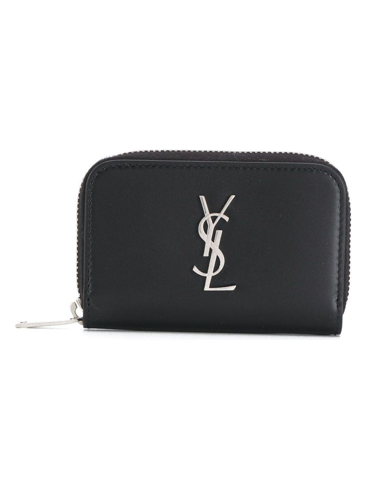 Luxury Saint Laurent Trending 2026 Men's Zipper Around Wallet in Black | 5354110SX0E
