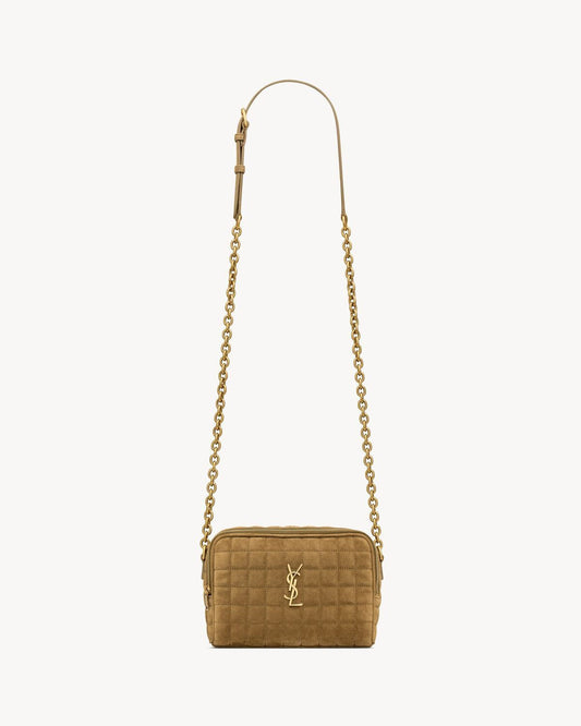 Luxury Saint Laurent Trending 2025 Women's Lou Camera Bag in Goldenleaf |