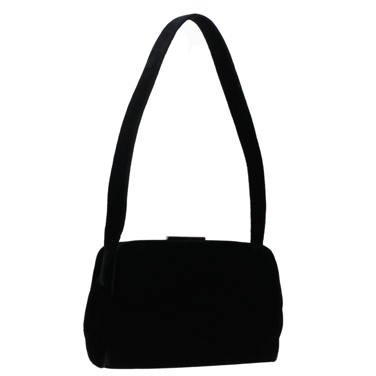 Prada Shoulder Bag Velor Black