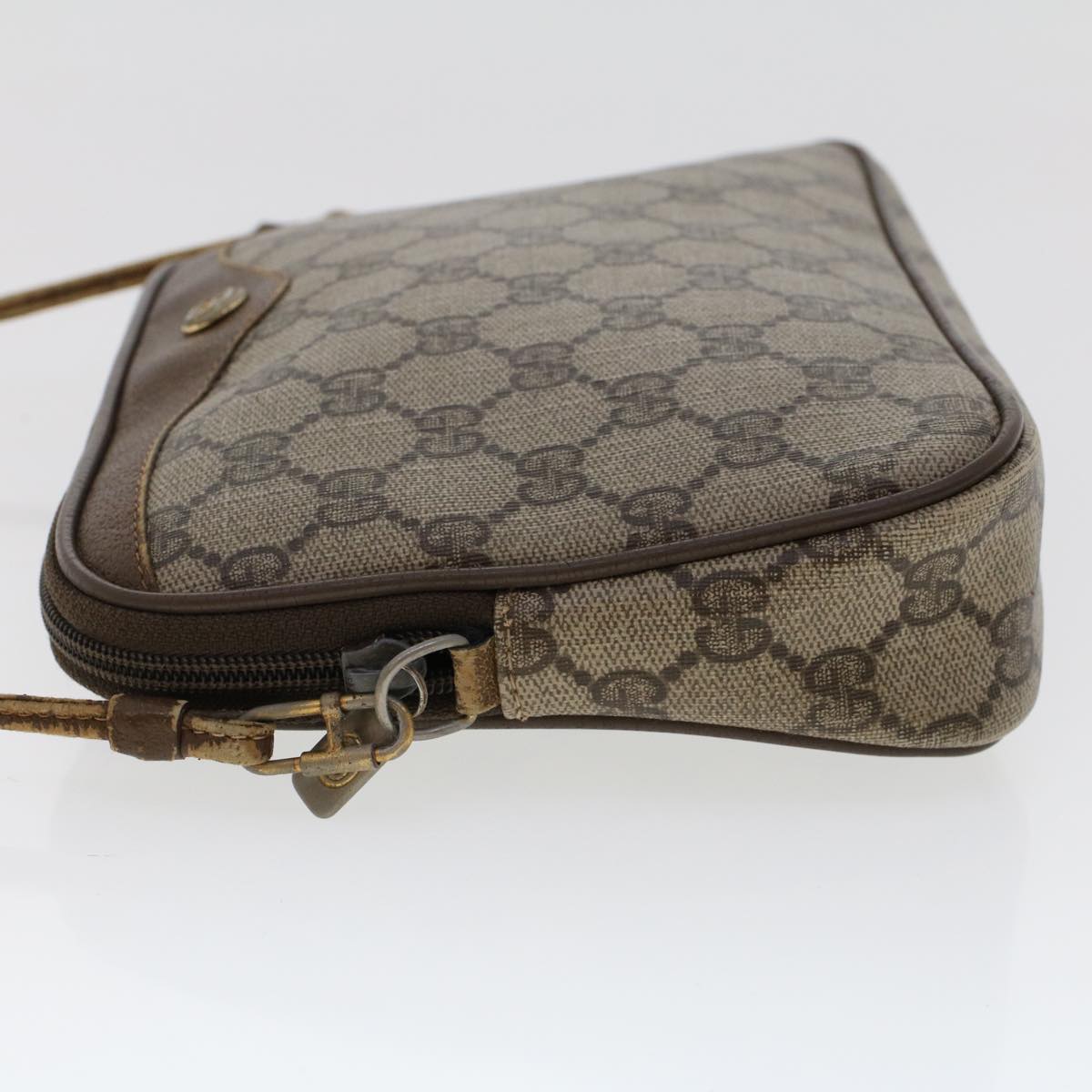 Gucci Leather Canvas Shoulder Bag