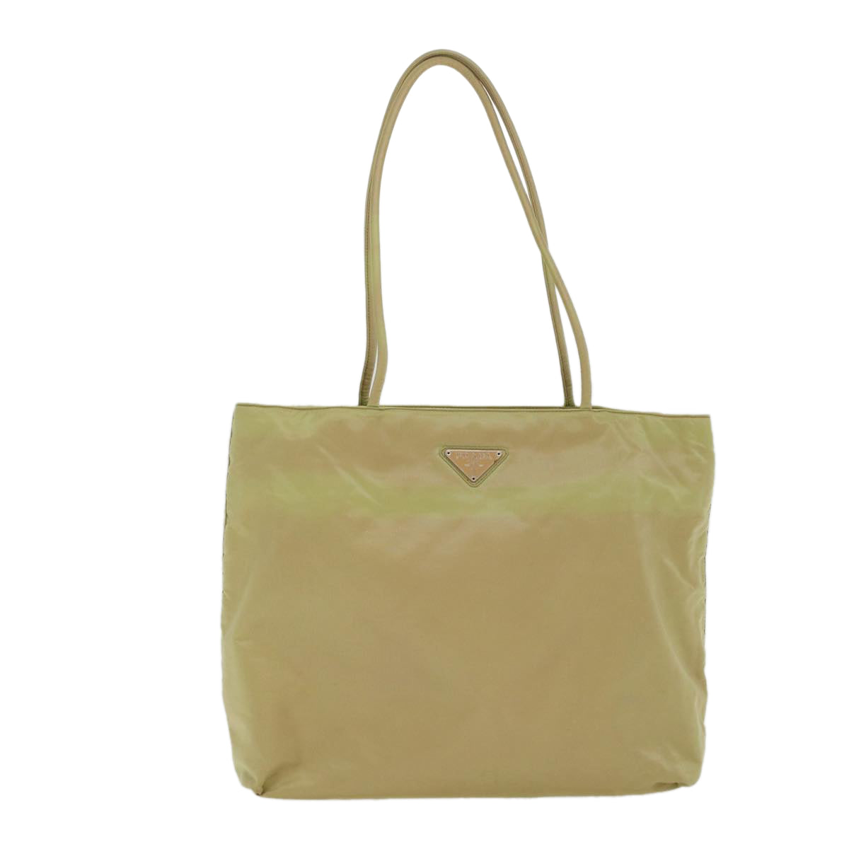 Prada Tote Bag Nylon Beige