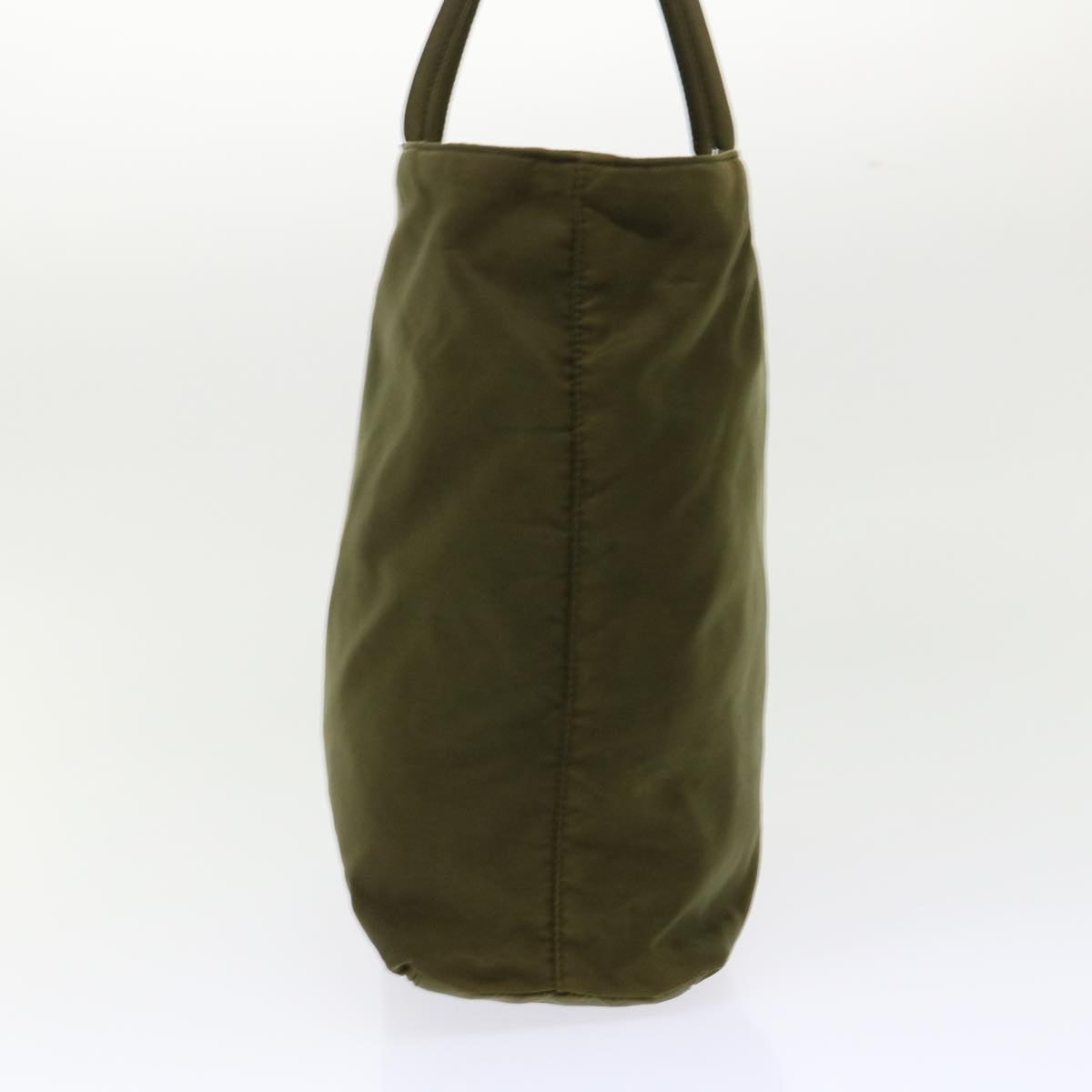 Prada Hand Bag Nylon Khaki