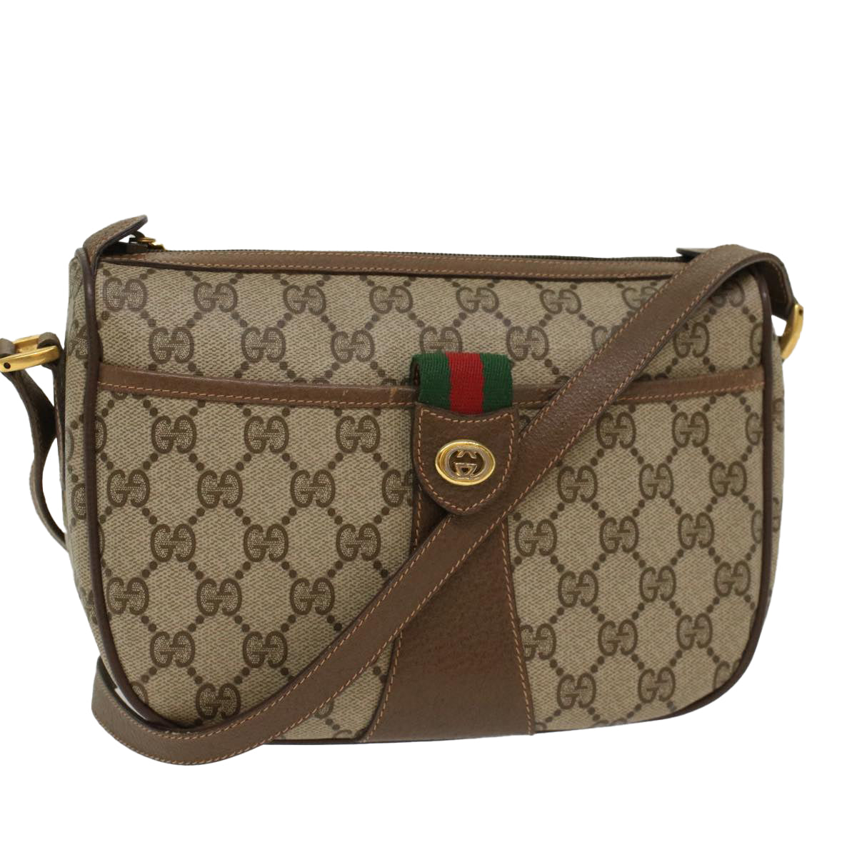 Gucci Canvas Shoulder Bag
