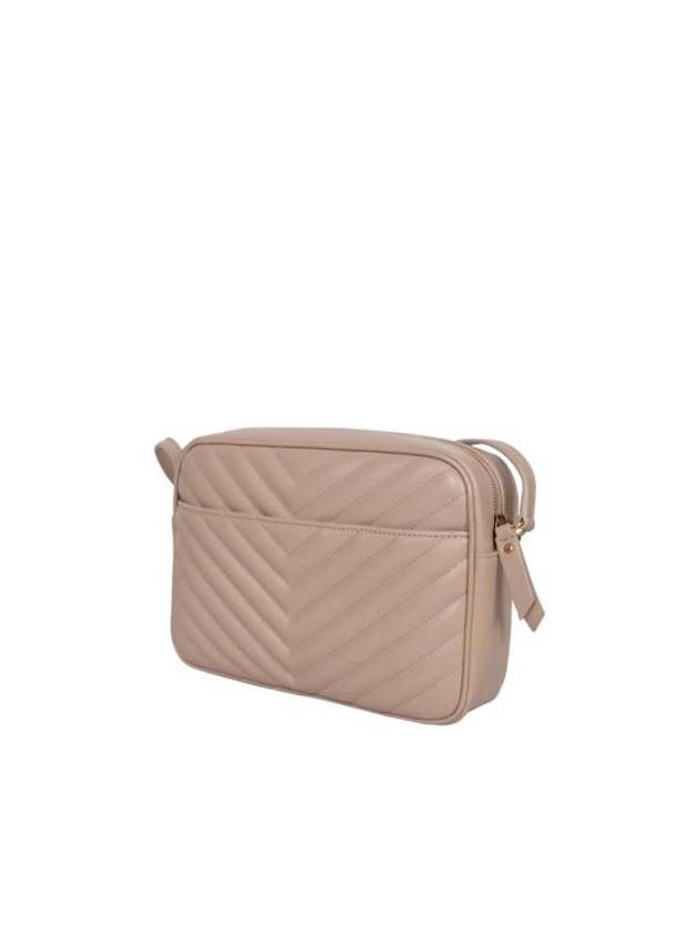 Luxury Saint Laurent Trending 2025 Lou Logo Quilting Cross Bag Beige