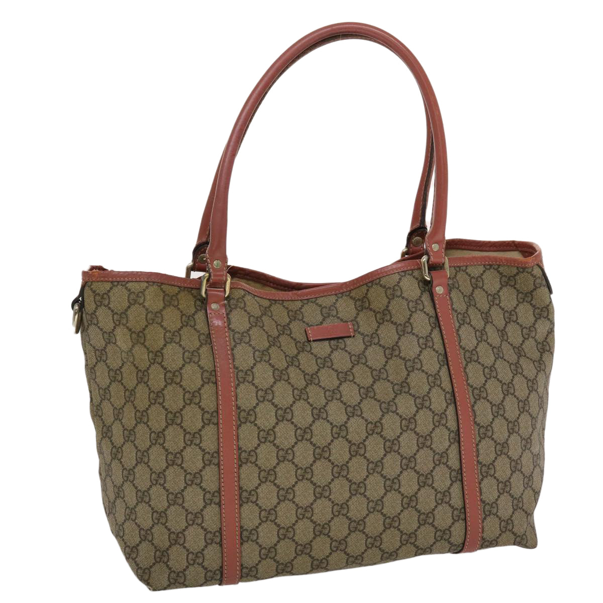 Gucci Leather Canvas Tote