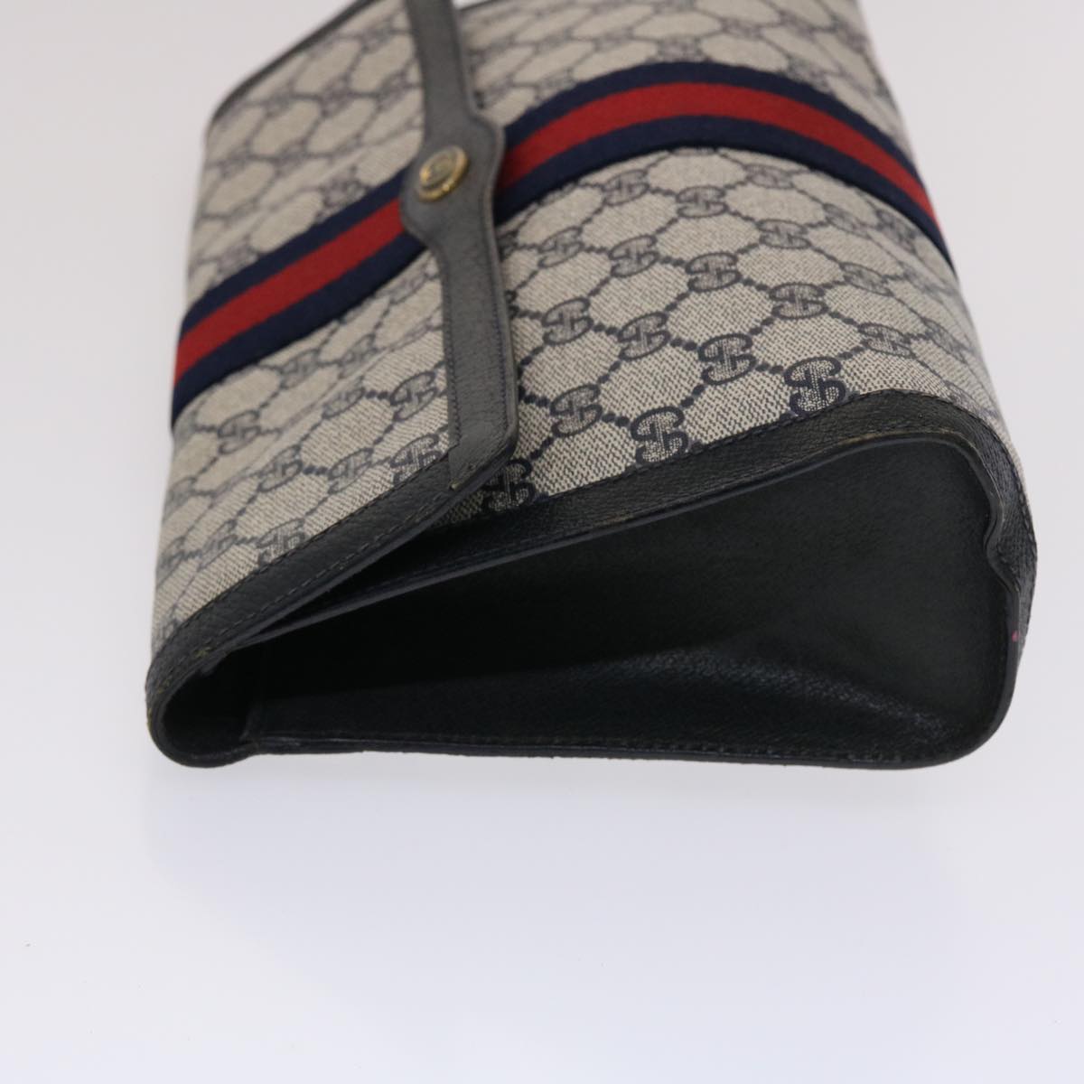 Gucci Leather Canvas Clutch