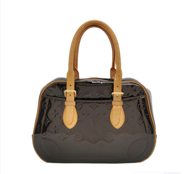 Louis Vuitton (LV) patent leather Summit Drive Bag cherry color 32cm 250319781112520