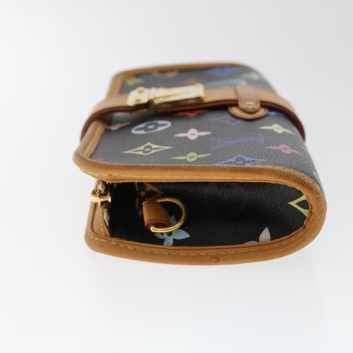 LOUIS VUITTON Monogram Multicolor Shirley Shoulder Bag Black Auth