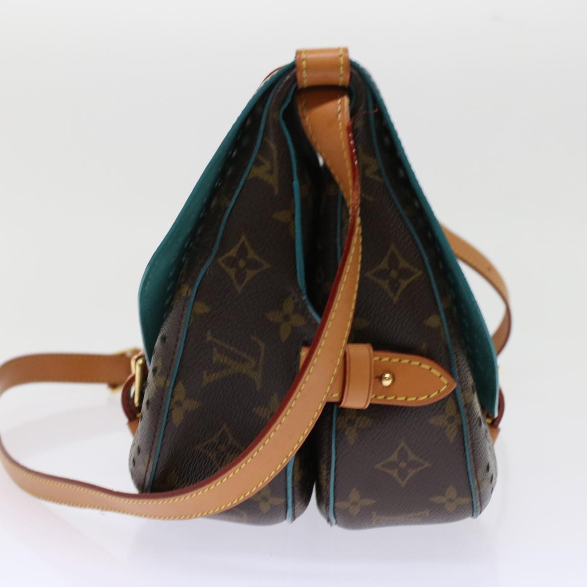 LOUIS VUITTON Monogram Perfo Saumur 30 Shoulder Bag LV Auth 49620A