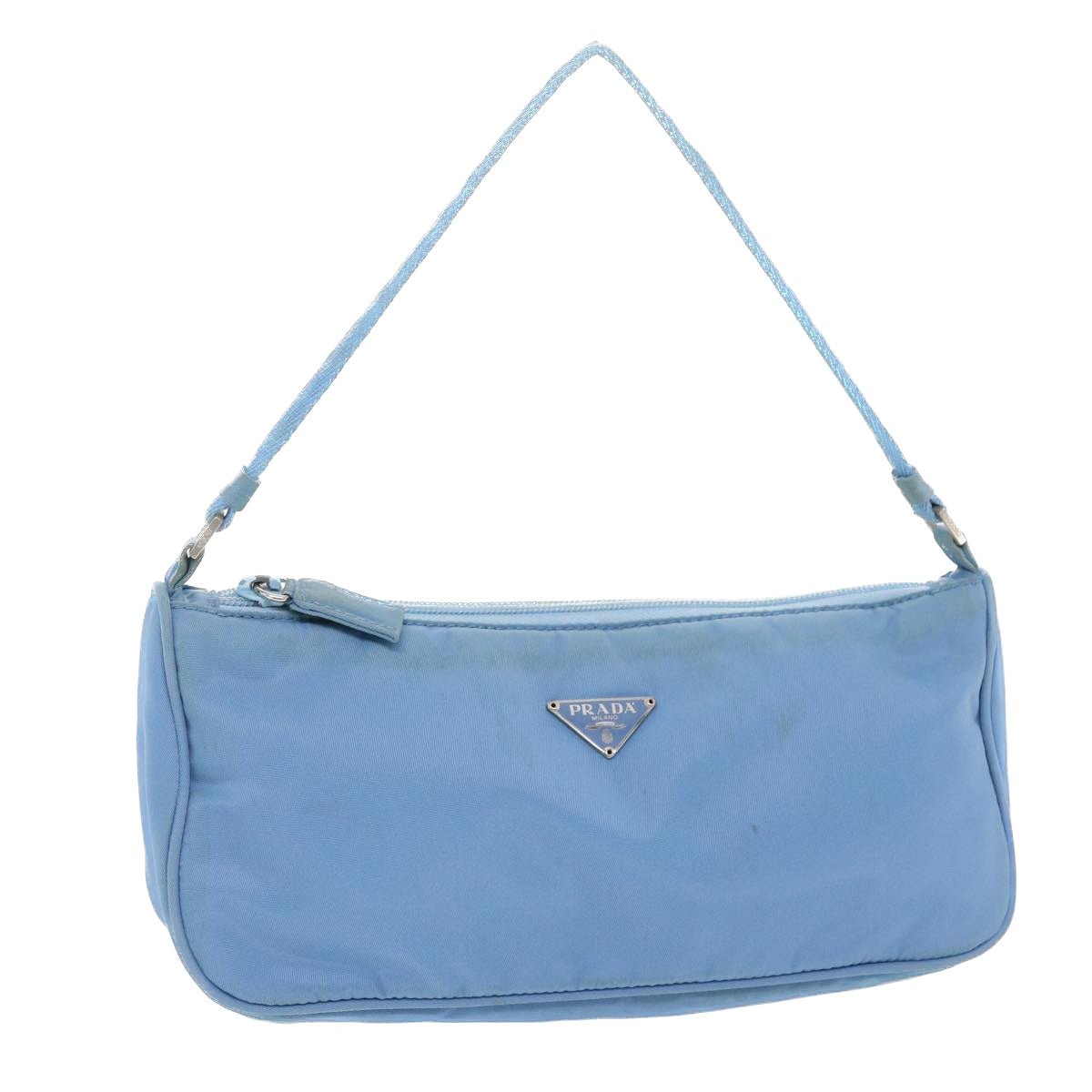 Prada Accessory Pouch Nylon Light Blue Luxury Handbag