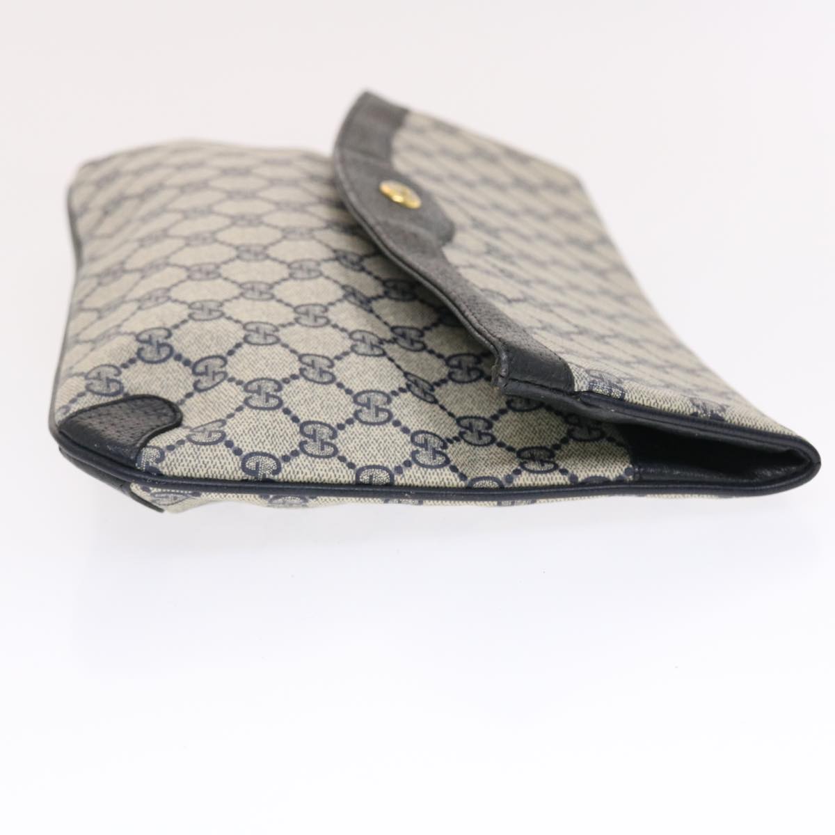 Gucci Leather Canvas Clutch