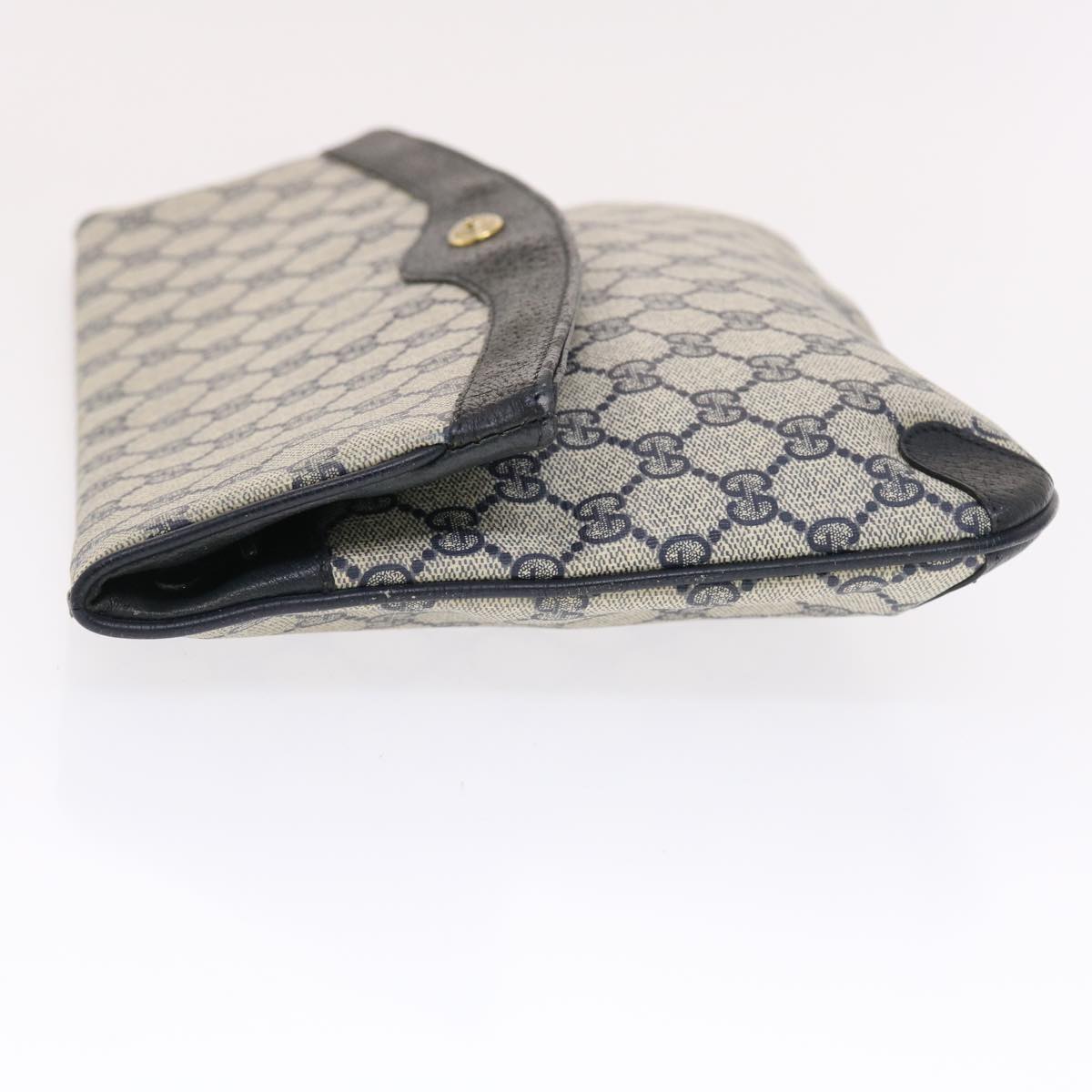 Gucci Leather Canvas Clutch