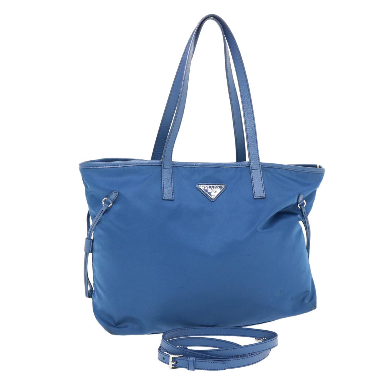 Prada Tote Bag Nylon 2way Blue