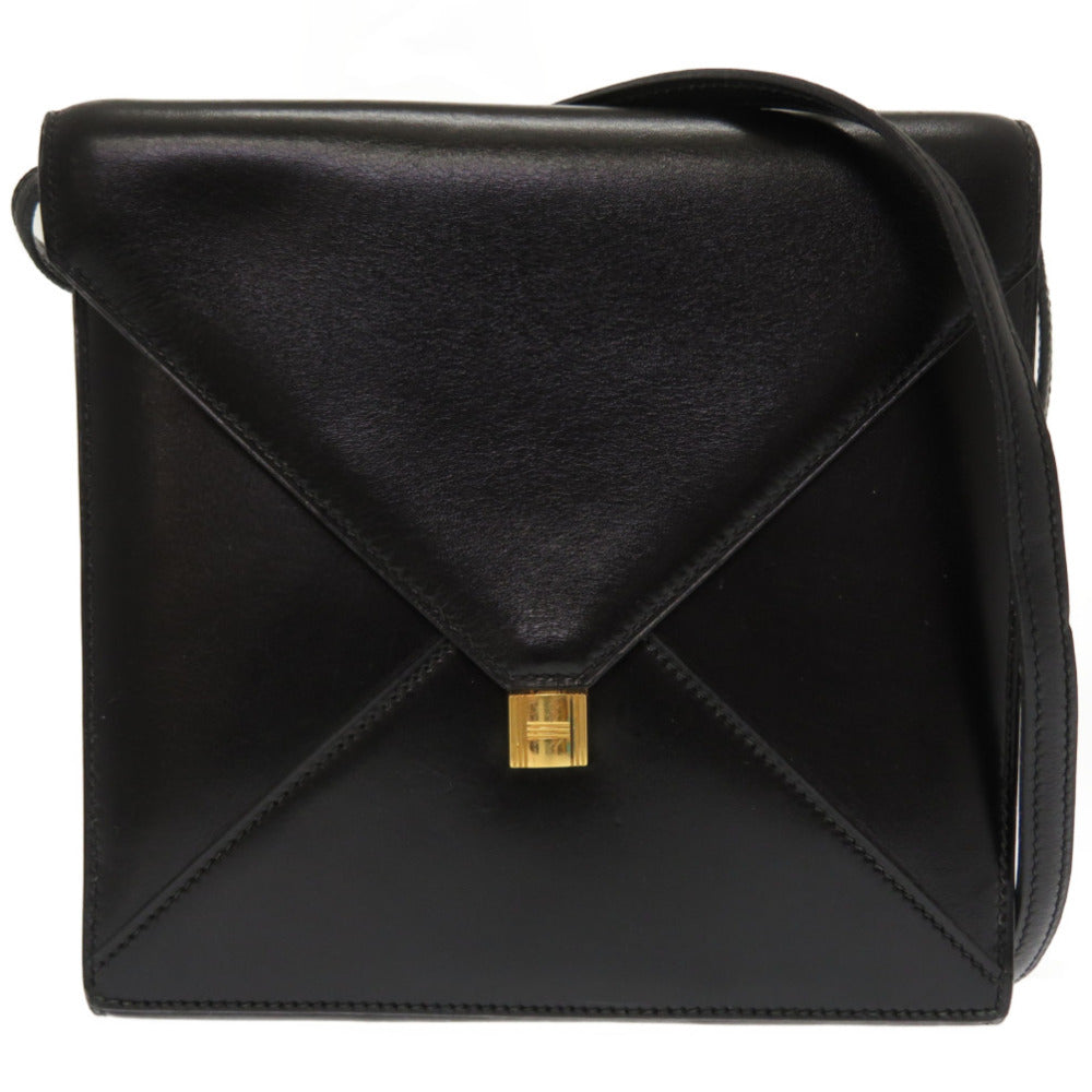 HERMES Shoulder Bag Box scarf black Cadena Metal Shoulder Bag Clutch Bag Women