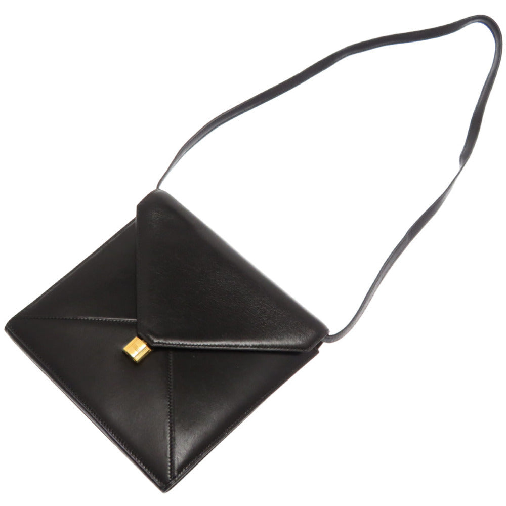 HERMES Shoulder Bag Box scarf black Cadena Metal Shoulder Bag Clutch Bag Women