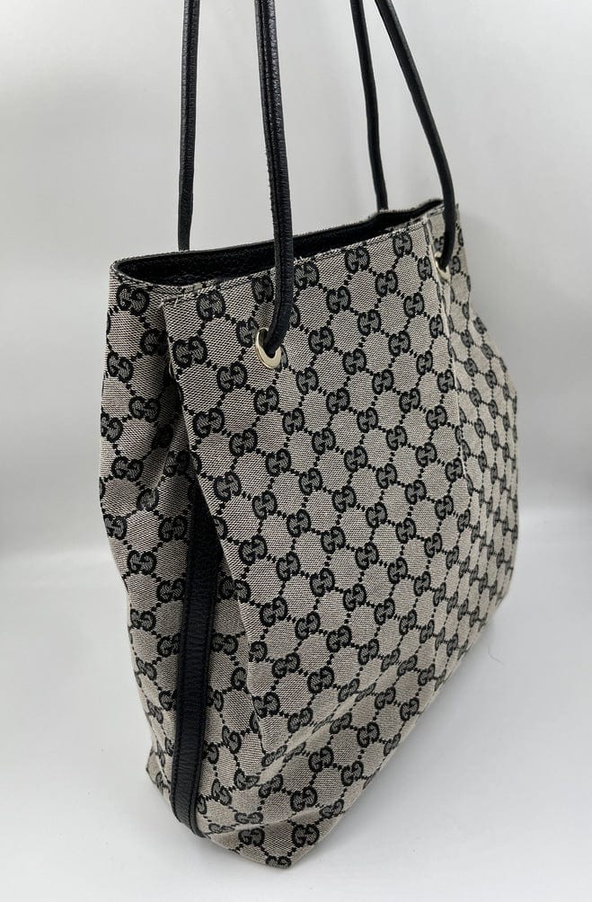 Gucci Leather Canvas Tote Style 18