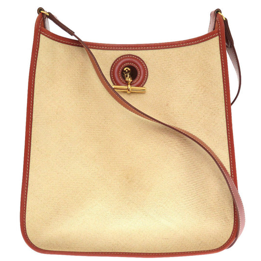 HERMES Shoulder Bag straw beige Vespa PM Women