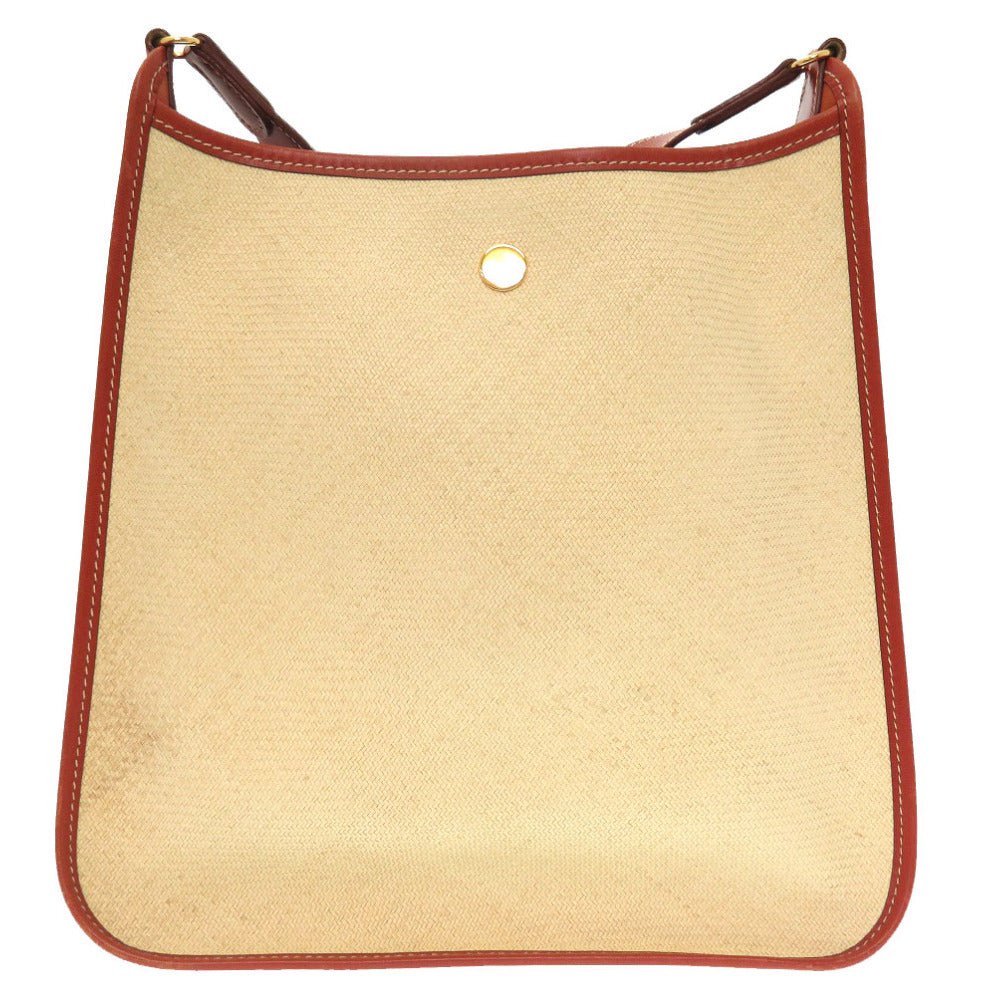 HERMES Shoulder Bag straw beige Vespa PM Women