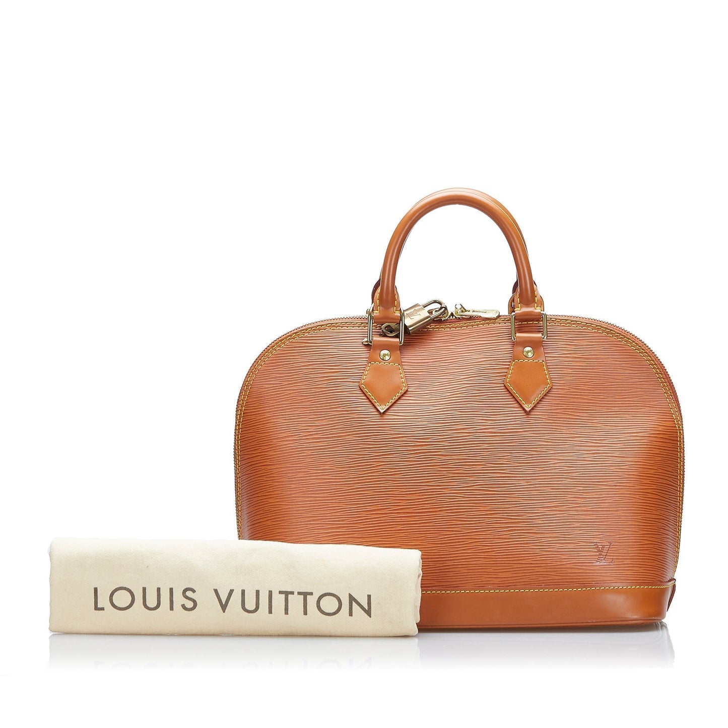 Louis Vuitton Alma PM Brown Epi Handbag