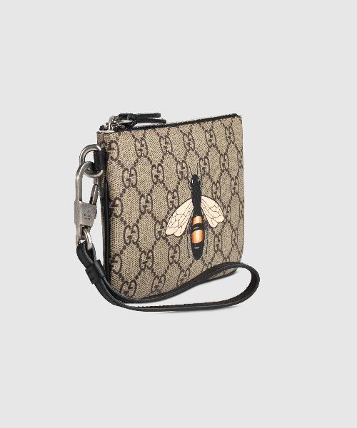 Gucci Monogram Leather Canvas Crossbody
