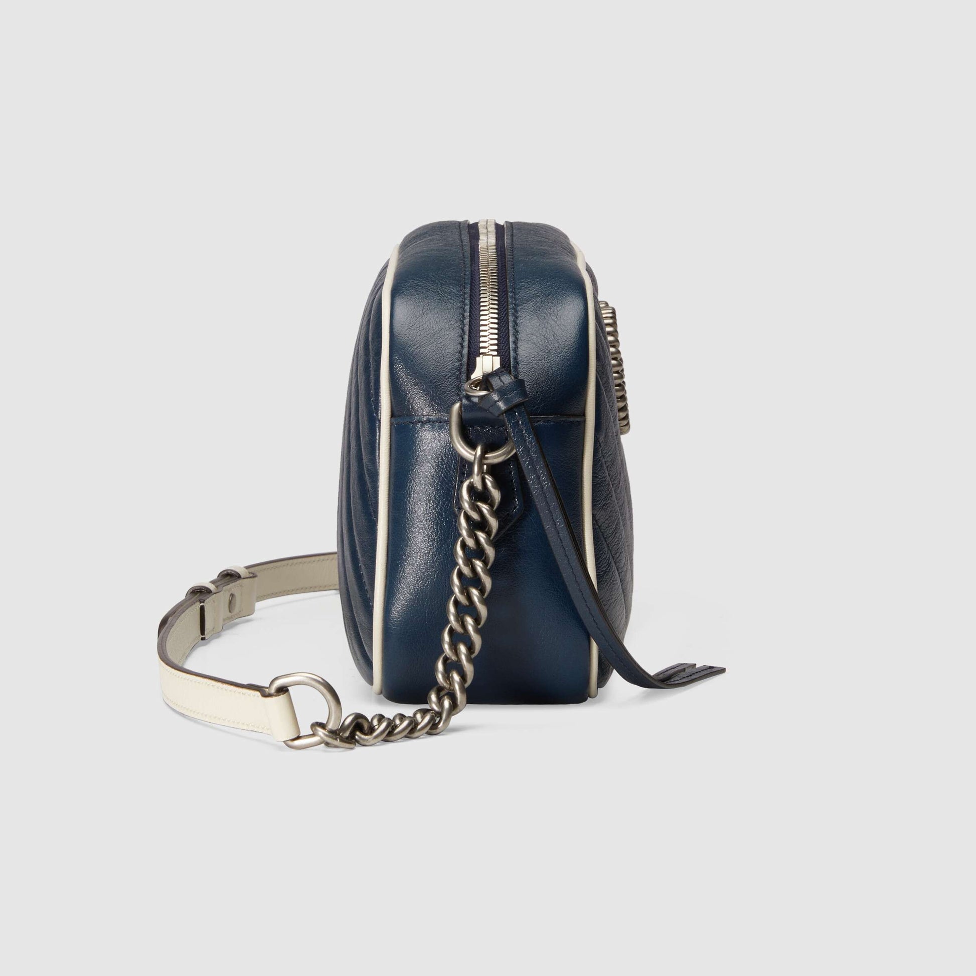 Gucci Monogram Twist Chain Leather Crossbody