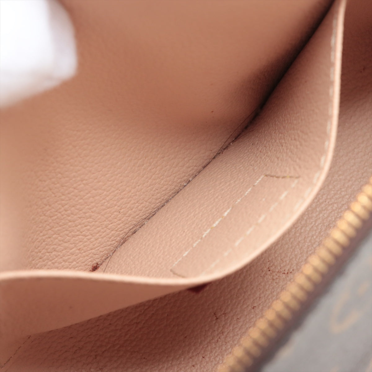 Louis Vuitton Monogram Pochette Cosmetic Brown Pouch Clutch