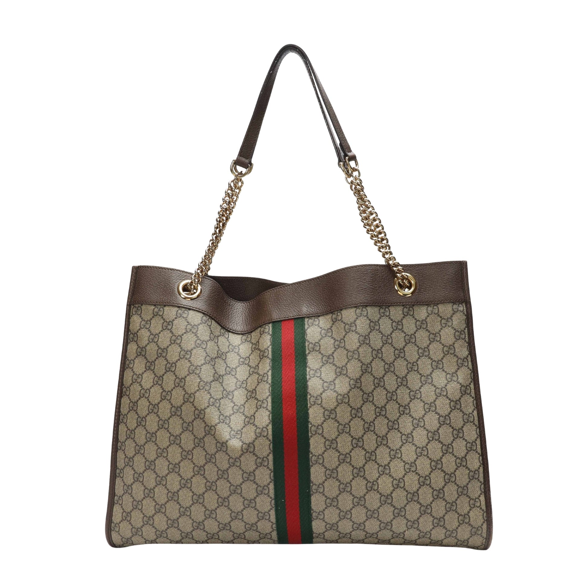 Gucci Leather Canvas Tote