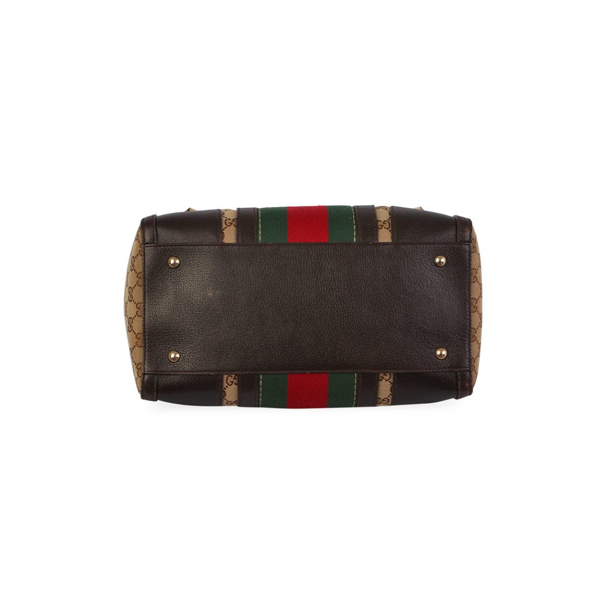 Gucci Monogram Nylon Leather Canvas Crossbody