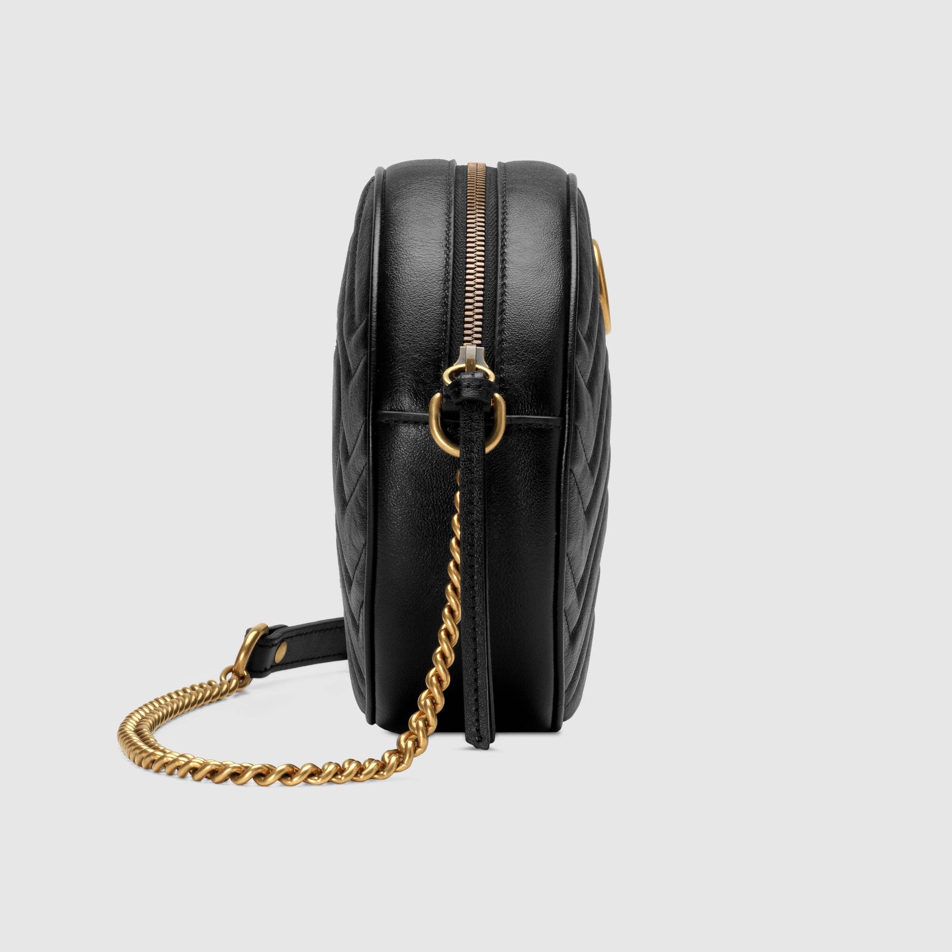 Gucci Monogram Twist Quilted Chain Crossbody