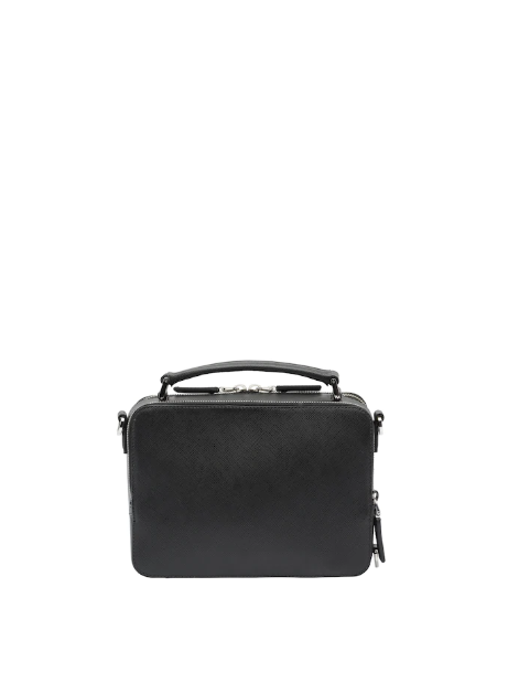 Prada Brique Saffiano Leather Bag Black