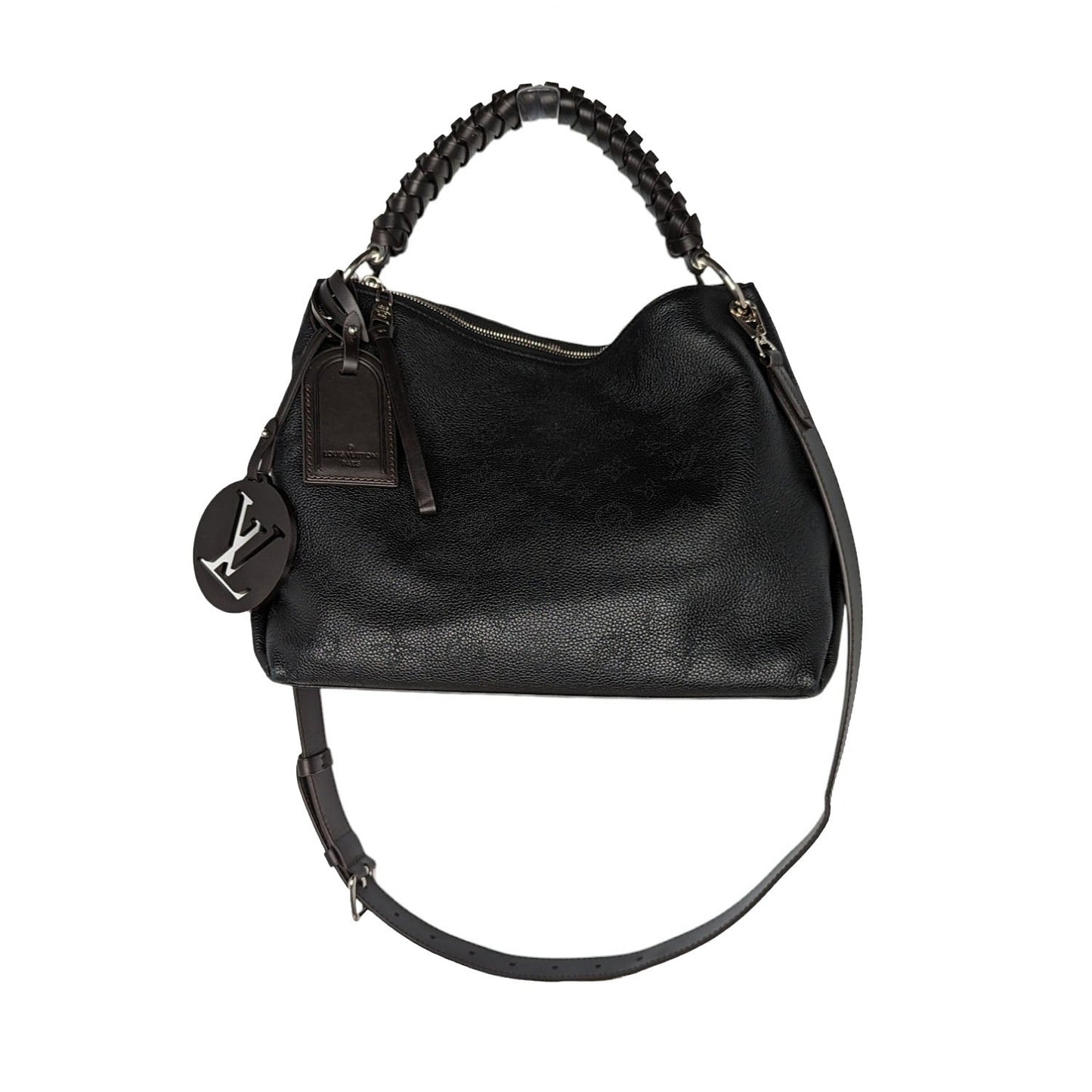 Louis Vuitton Monogram Mahina Beaubourg MM Hobo Shoulder Bag