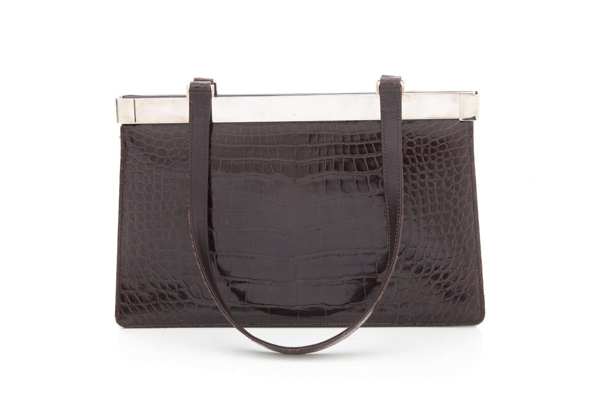 Gucci Brown Leather Handbag Style 1