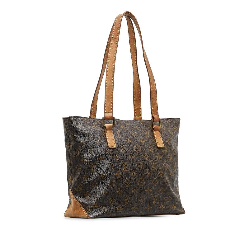 Louis Vuitton Monogram Cabaret Shoulder Bag Brown PVC Leather Louis Vuitton