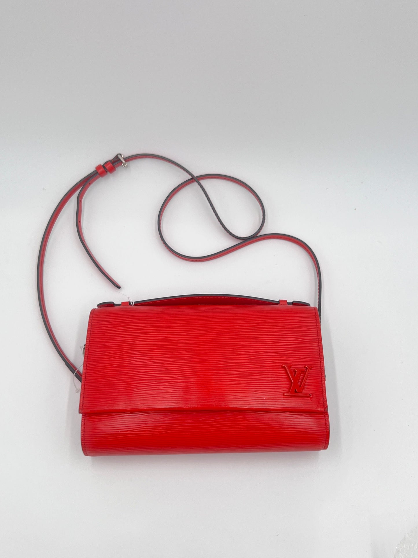 Louis Vuitton | Bags | Louis Vuitton Clery Handbag Epi Leather Red AG330O