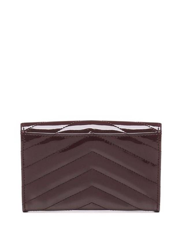 Luxury Saint Laurent Trending 2026 Cassandra Matelasse Half Wallet Red