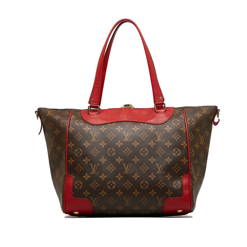 Louis Vuitton Monogram Estrayer MM Tortoise Bag 2WAY Coquimbo Red Brown PVC Leather Ladies Louis Vuitton
