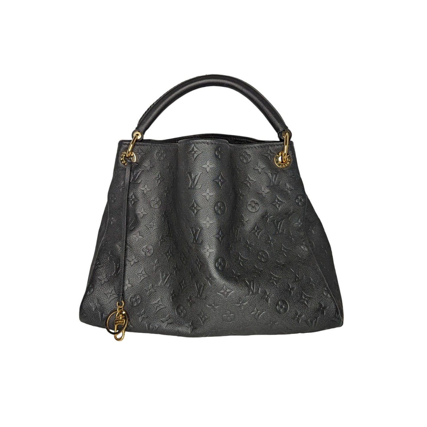 Louis Vuitton Noir Empreinte Monogram Artsy MM Hobo Shoulder Bag