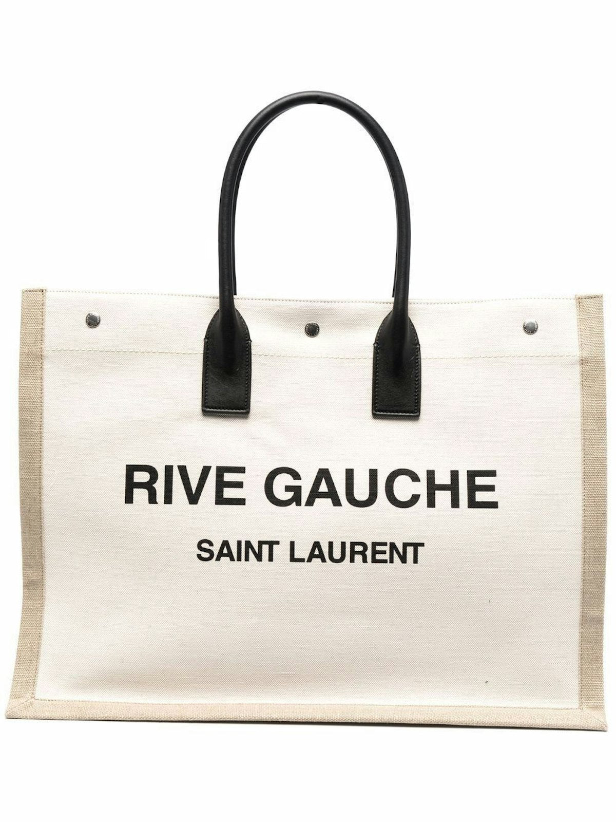 Luxury Saint Laurent Trending 2025 Women's Rive Gauche Large Tote Bag in Beige | Color 9054