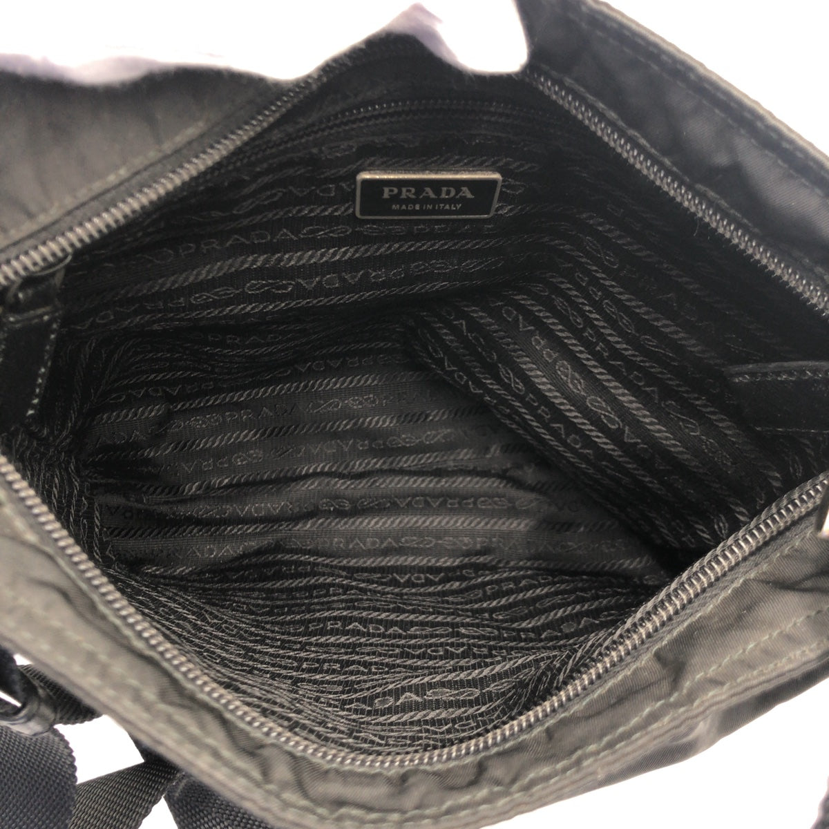 PRADA Shoulder Bag Nylon Black black Shoulder Bag Unisex Test Triangular logo Women