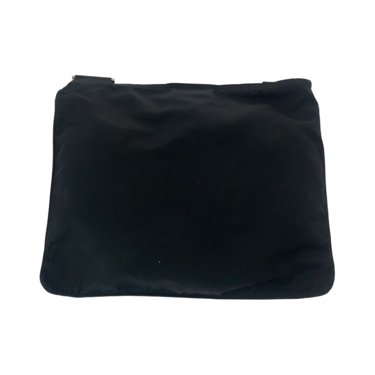PRADA Shoulder Bag Nylon Black SilverMetal Shoulder Bag Sacoche Test Triangle With logo mens