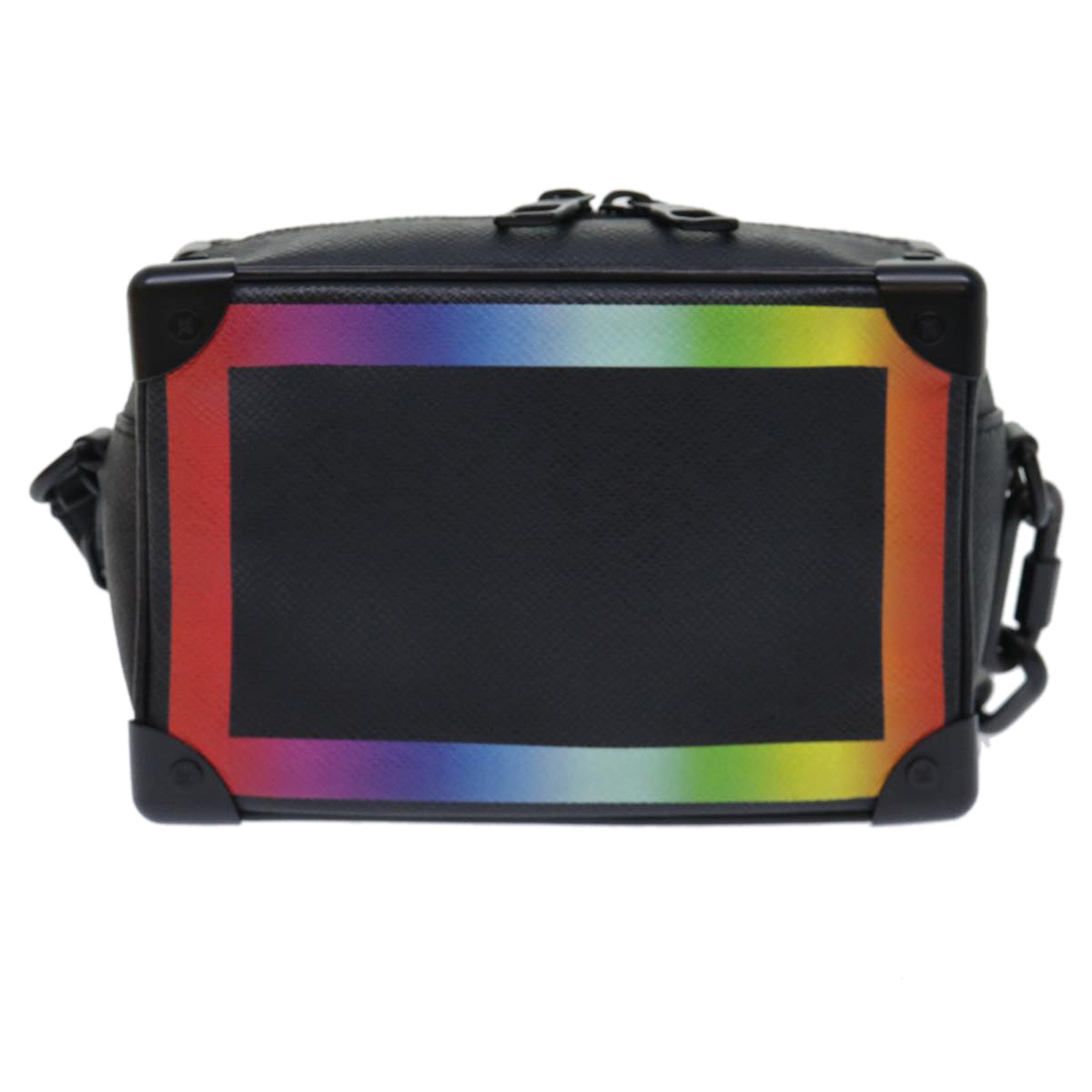 LOUIS VUITTON Taiga Rainbow Mini Soft Trunk Shoulder Bag LV Auth 50210A