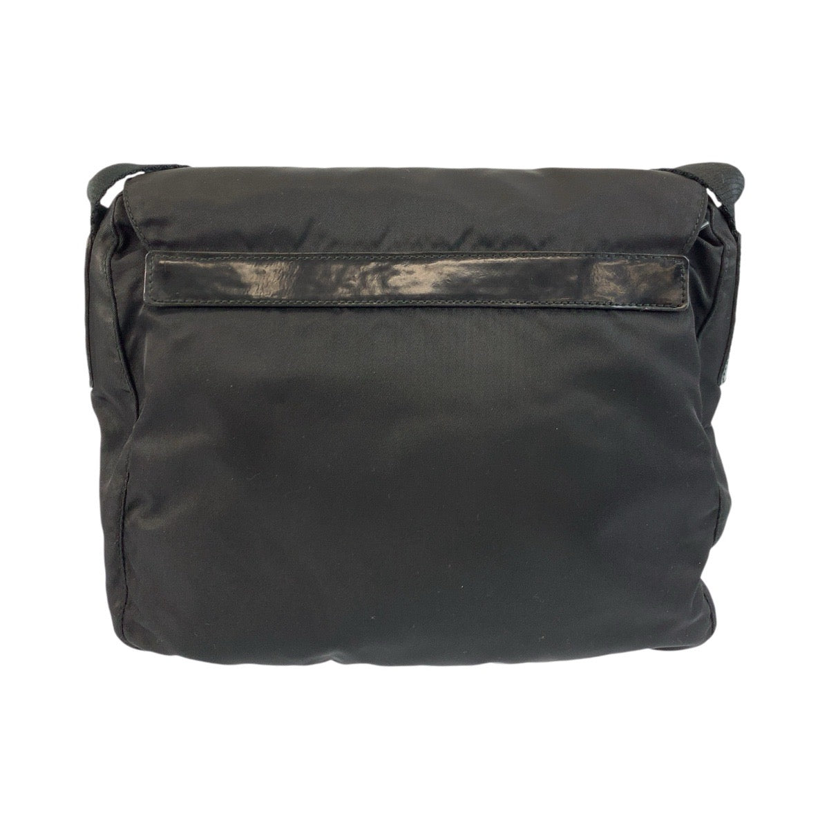 PRADA Shoulder Bag Nylon, Leather Black SilverMetal Shoulder Bag pochette Test Triangle With logo Women