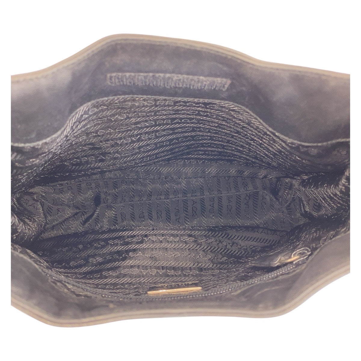 PRADA Shoulder Bag Leather, Plastic black Shoulder Bag Women