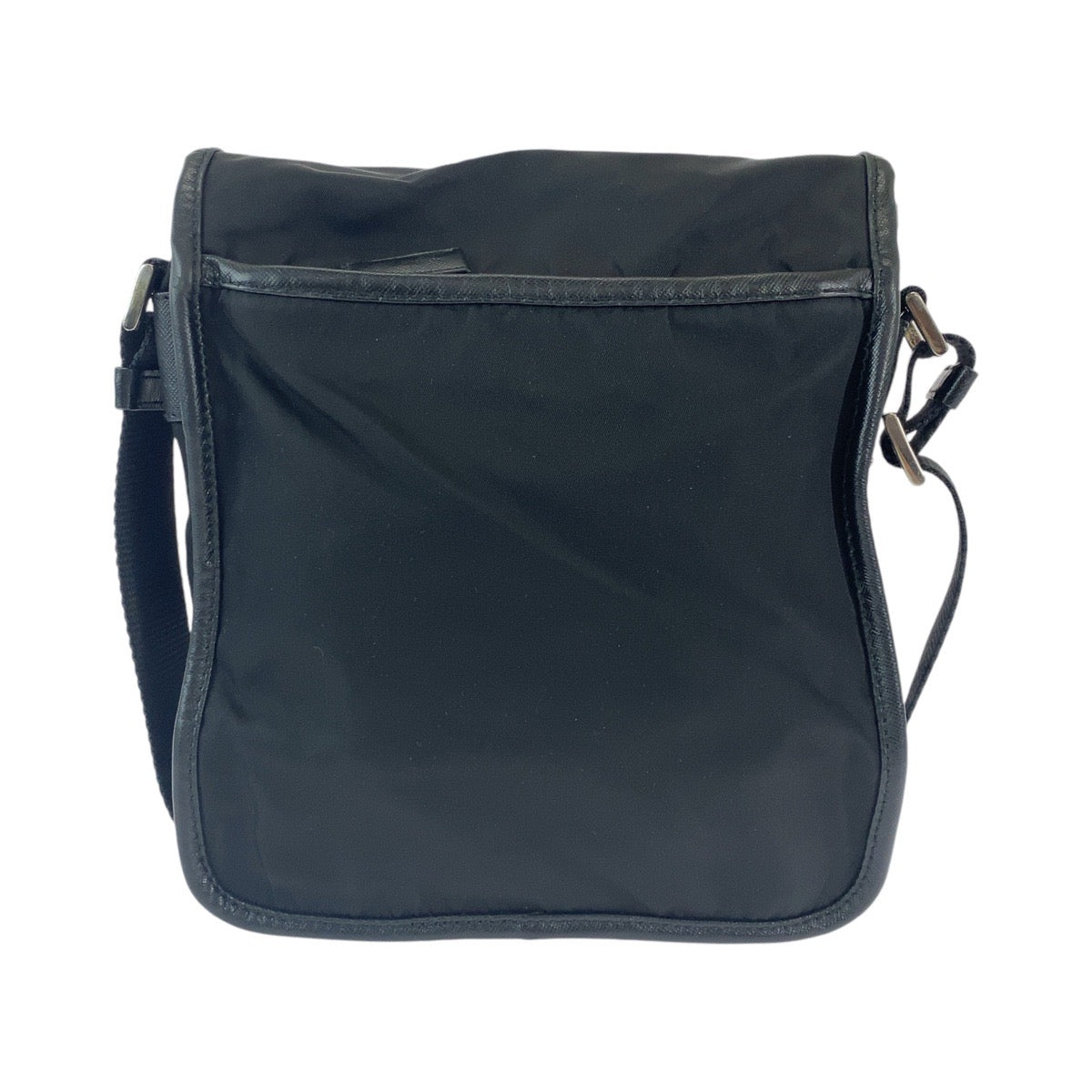 PRADA Shoulder Bag Nylon black Crossbody Shoulder Bag Messenger Bag Test Triangle With logo mens(Unisex)