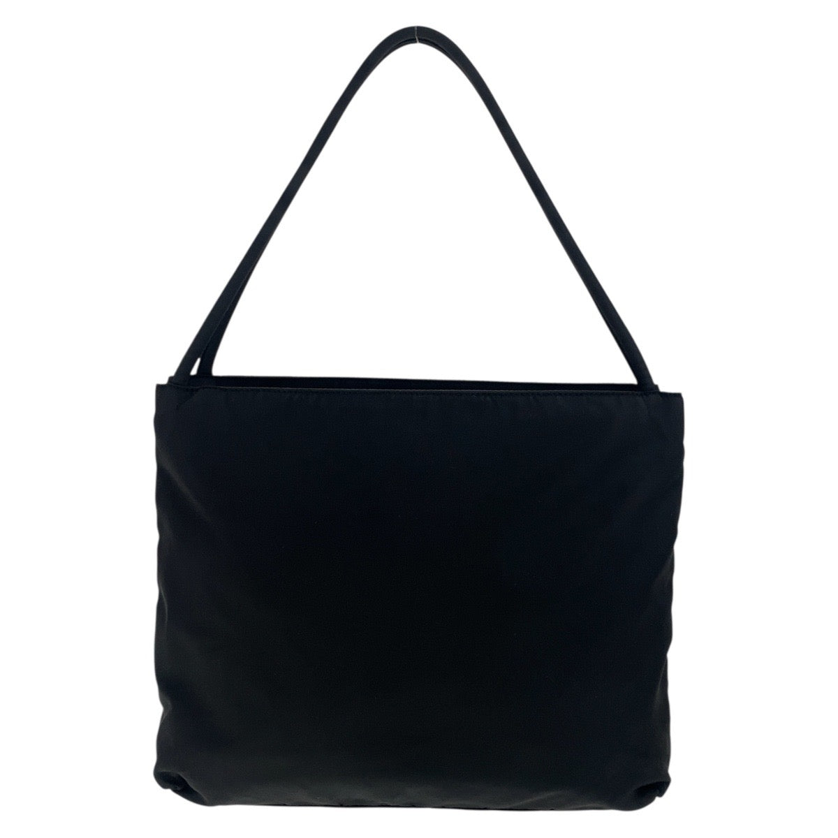 PRADA Tote Bag Nylon black Tote Bag Shoulder Bag Test Triangle With logo Women