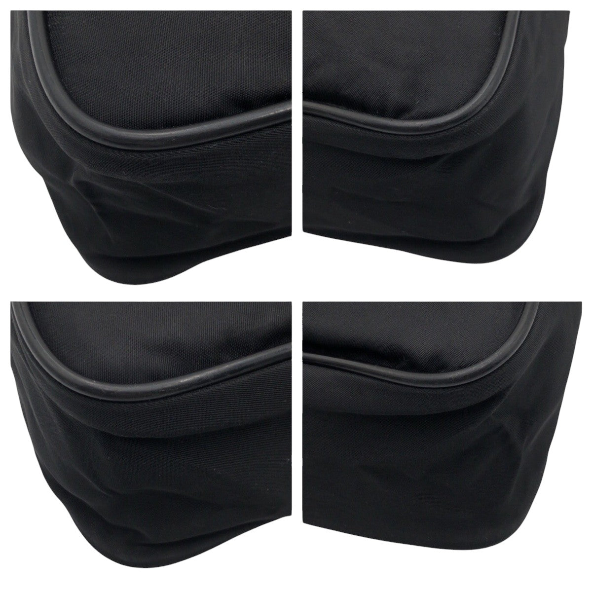 PRADA Shoulder Bag Nylon Black black Shoulder bag Messenger bag Test Triangular logo mens