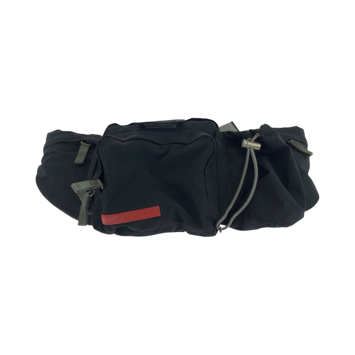 PRADA Waist bag Nylon Black SilverMetal PRADA Sports